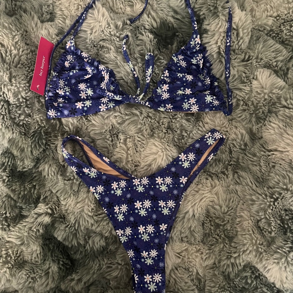 Hey Harper flower bikini